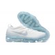 Nike Air VaporMax 2023 Flyknit Pure Damen/Herren Platinum Weiß Blau DV1678-002 Sportschuhe