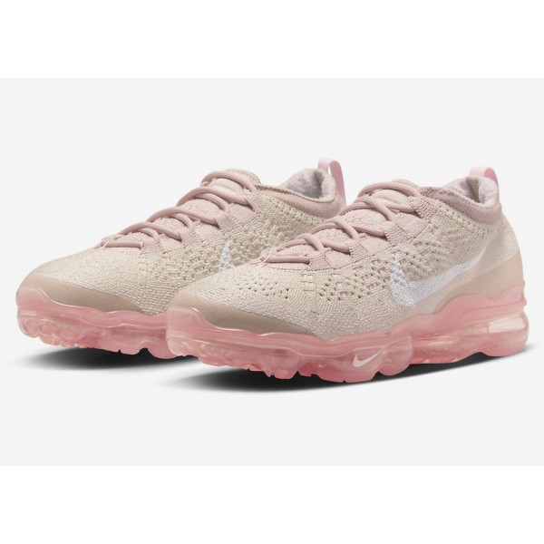 Nike Air VaporMax 2023 Flyknit Damen Oatmeal Rosa DV6840-101 Sportschuhe