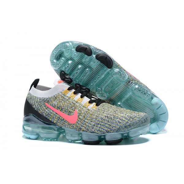 Nike Air VaporMax Flyknit 3 Damen/Herren Schwarz Grün Sportschuhe AJ6910-104