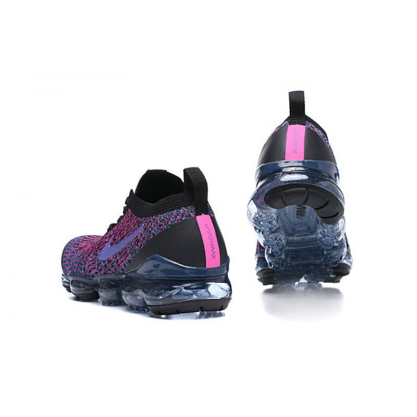 Nike Air VaporMax Flyknit 3 Damen/Herren Schwarz Purple Sportschuhe AJ6900-009