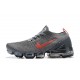 Nike Air VaporMax Flyknit 3 Damen/Herren Grau Rot Sportschuhe CT1270-001