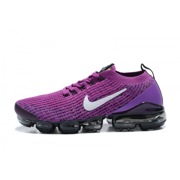 Nike Air VaporMax Flyknit 3 Damen/Herren Purple Schwarz Sportschuhe AJ6900-502