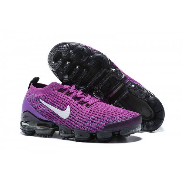 Nike Air VaporMax Flyknit 3 Damen/Herren Purple Schwarz Sportschuhe AJ6900-502