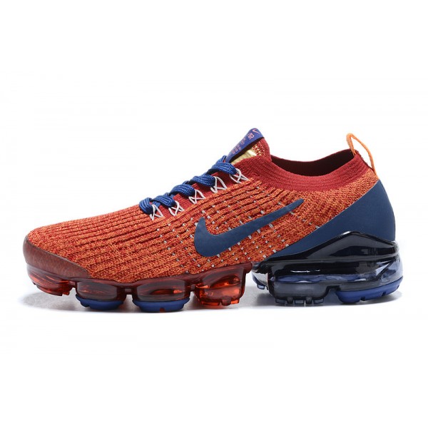 Nike Air VaporMax Flyknit 3 Damen/Herren Rot Blau Sportschuhe AJ6900-600