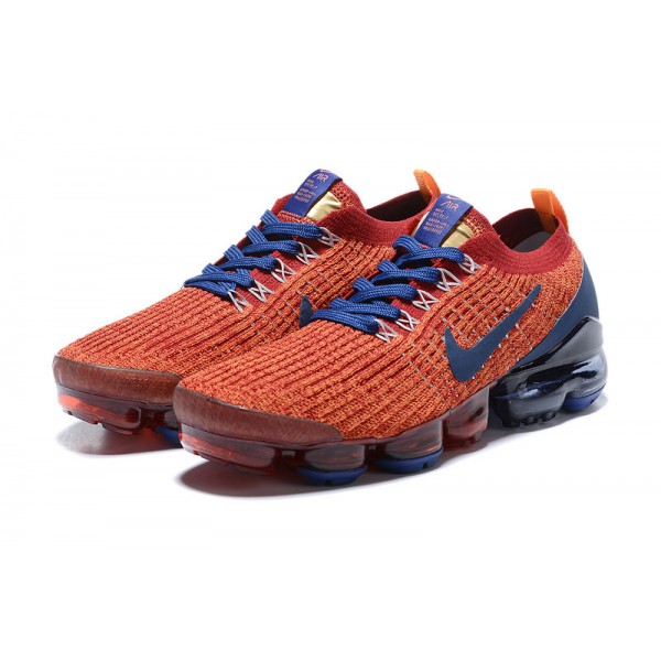 Nike Air VaporMax Flyknit 3 Damen/Herren Rot Blau Sportschuhe AJ6900-600