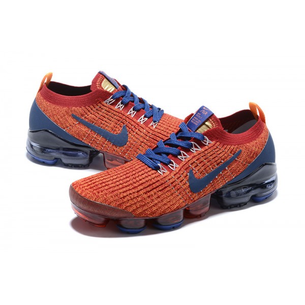 Nike Air VaporMax Flyknit 3 Damen/Herren Rot Blau Sportschuhe AJ6900-600