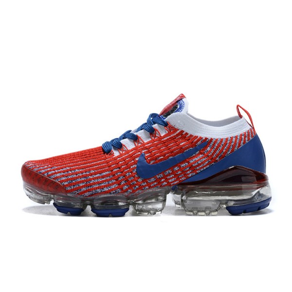 Nike Air VaporMax Flyknit 3 Damen/Herren Rot Blau Sportschuhe CW5585-100