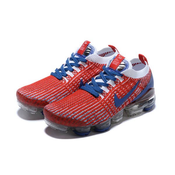 Nike Air VaporMax Flyknit 3 Damen/Herren Rot Blau Sportschuhe CW5585-100