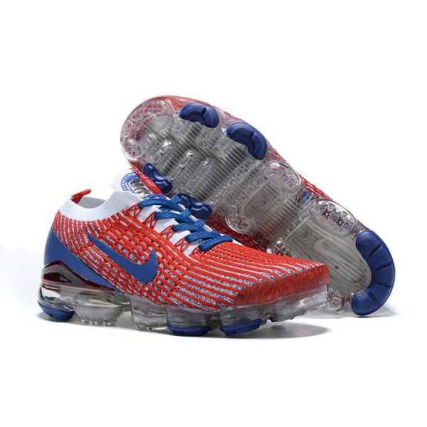 Nike Air VaporMax Flyknit 3 Damen/Herren Rot Blau Sportschuhe CW5585-100