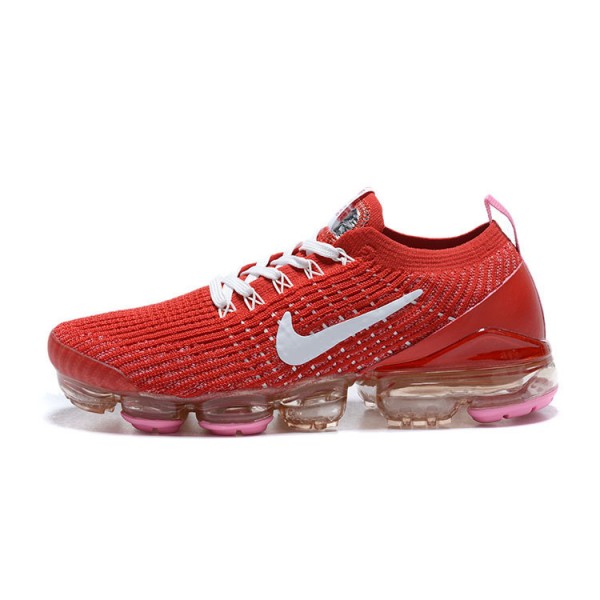 Nike Air VaporMax Flyknit 3 Damen/Herren Rot Weiß Sportschuhe CU4756-600