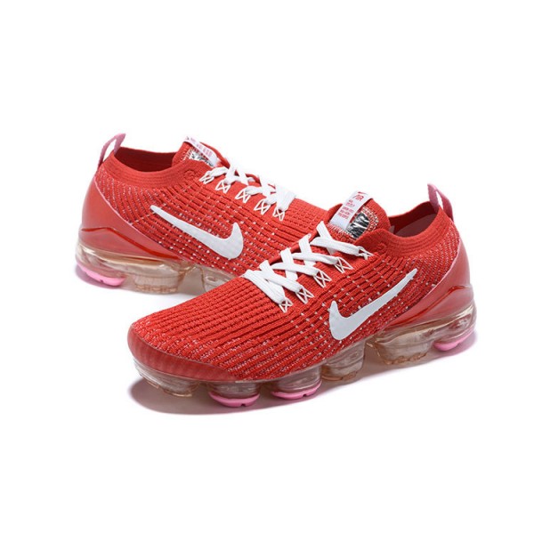 Nike Air VaporMax Flyknit 3 Damen/Herren Rot Weiß Sportschuhe CU4756-600