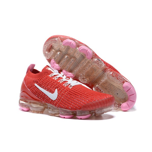 Nike Air VaporMax Flyknit 3 Damen/Herren Rot Weiß Sportschuhe CU4756-600