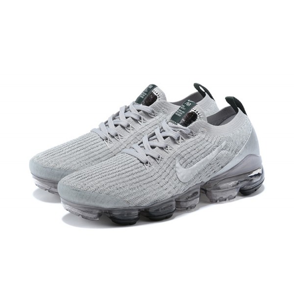 Nike Air VaporMax Flyknit 3 Damen/Herren Silber Grau Sportschuhe AJ6900-101