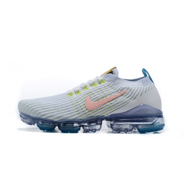 Nike Air VaporMax Flyknit 3 Damen/Herren Weiß Blau Sportschuhe AJ6900-003