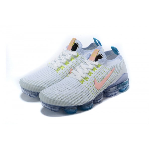 Nike Air VaporMax Flyknit 3 Damen/Herren Weiß Blau Sportschuhe AJ6900-003