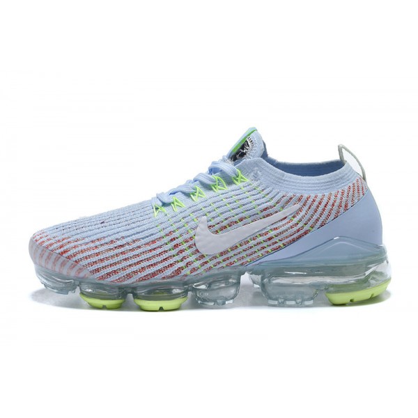 Nike Air VaporMax Flyknit 3 Damen/Herren Weiß Blau Sportschuhe AJ6910-200