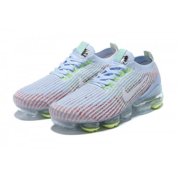 Nike Air VaporMax Flyknit 3 Damen/Herren Weiß Blau Sportschuhe AJ6910-200