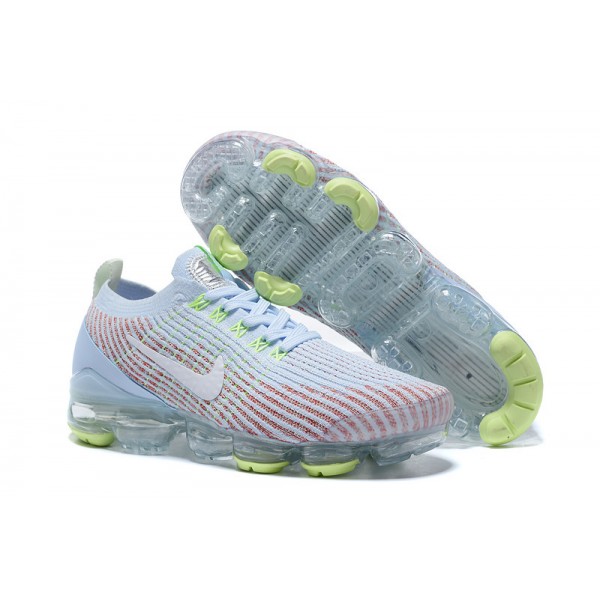 Nike Air VaporMax Flyknit 3 Damen/Herren Weiß Blau Sportschuhe AJ6910-200