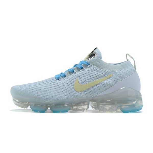 Nike Air VaporMax Flyknit 3 Damen/Herren Weiß Blau Sportschuhe AJ6910-500