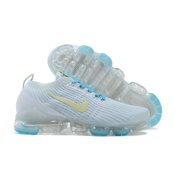 Nike Air VaporMax Flyknit 3 Damen/Herren Weiß Blau Sportschuhe AJ6910-500