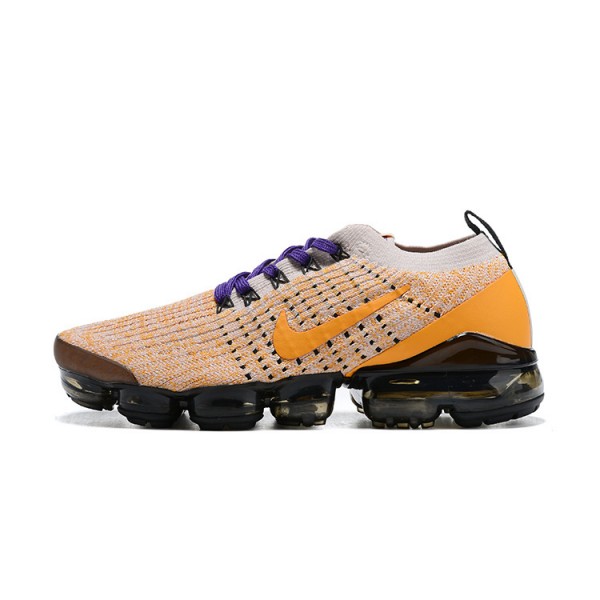 Nike Air VaporMax Flyknit 3 Damen/Herren Gelb Purple Sportschuhe AJ6900-222