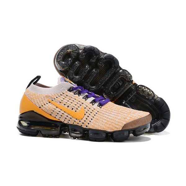 Nike Air VaporMax Flyknit 3 Damen/Herren Gelb Purple Sportschuhe AJ6900-222