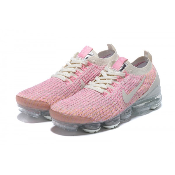 Nike Air VaporMax Flyknit 3 Damen Rosa Weiß Sportschuhe AJ6910-008