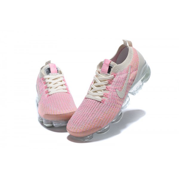 Nike Air VaporMax Flyknit 3 Damen Rosa Weiß Sportschuhe AJ6910-008