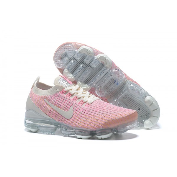 Nike Air VaporMax Flyknit 3 Damen Rosa Weiß Sportschuhe AJ6910-008