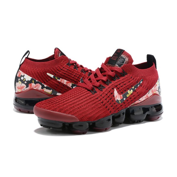 Nike Air VaporMax Flyknit 3 Damen Rot Schwarz Sportschuhe CT1274 -600