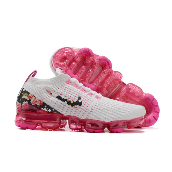 Nike Air VaporMax Flyknit 3 Damen Weiß Rosa Sportschuhe AJ6910-601