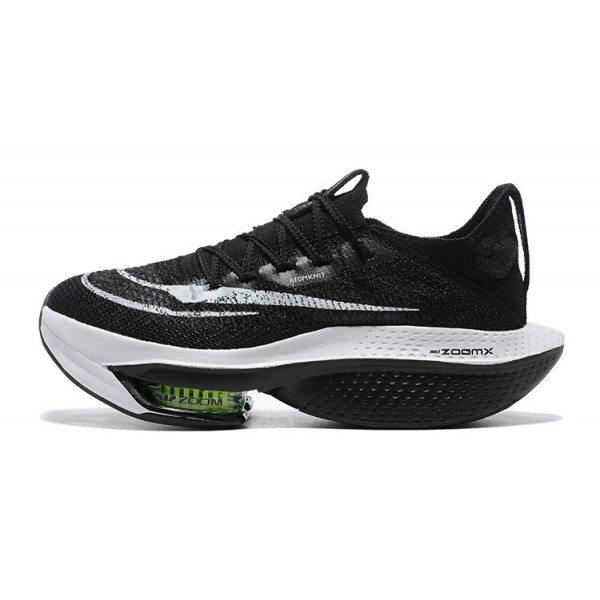 Nike Air Zoom Alphafly Next 2 Damen/Herren Schwarz and Weiß Sportschuhe 