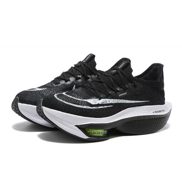 Nike Air Zoom Alphafly Next 2 Damen/Herren Schwarz and Weiß Sportschuhe 