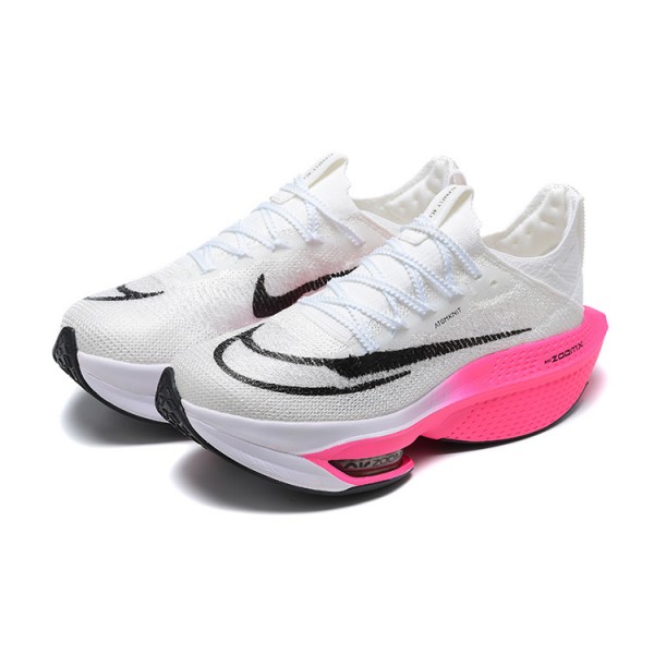 Nike Air Zoom Alphafly Next 2 Damen/Herren Weiß Rosa Sportschuhe 